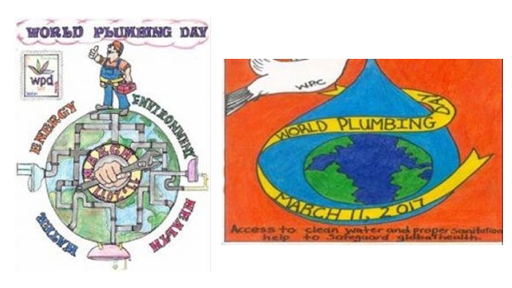 IWSH Sponsors Poster Contest for 13th Annual World Plumbing Day