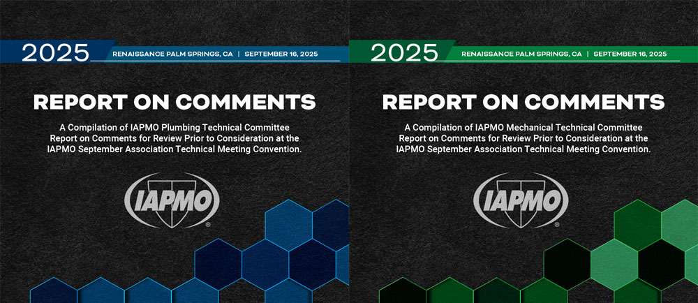 Report on Comments Toward Development of 2027 UPC, UMC Now Available for Online Download