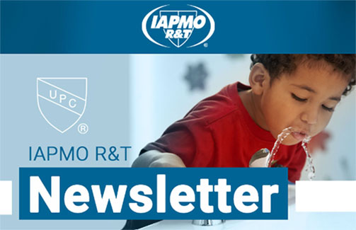 IAPMO R&T Newsletter