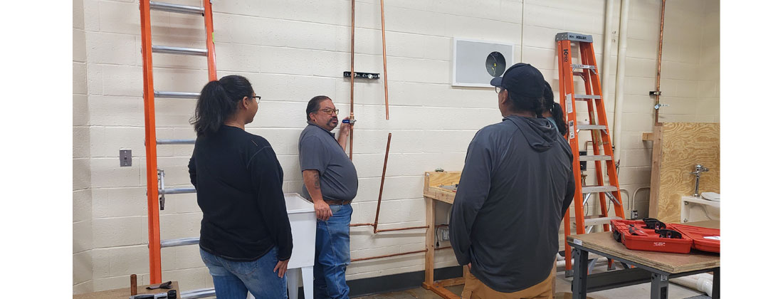 IWSH Completes New Plumbing Training Facility  at Navajo Technical University Ahead of Program Launch