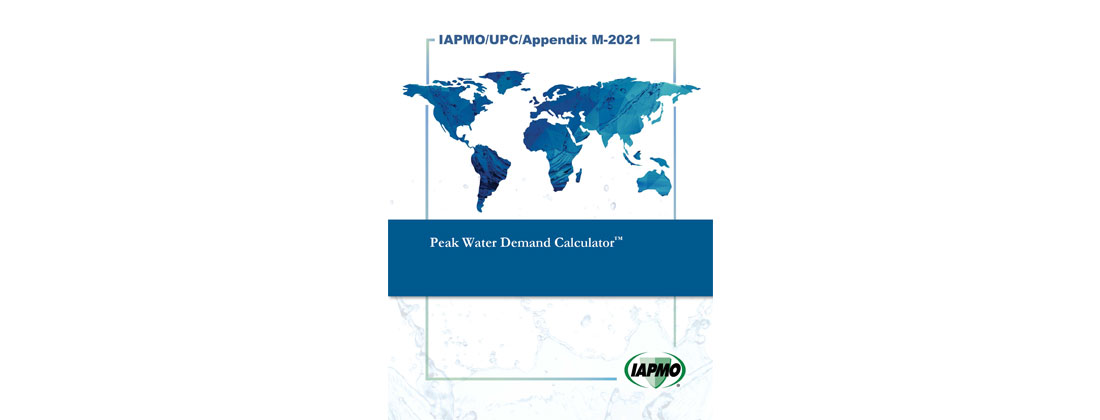 IAPMO Publishes Water Demand Calculator ™ as Standalone Document