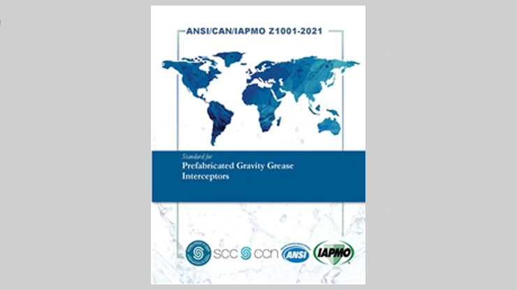 IAPMO Publishes American National Standard and Canadian National Standard for Prefabricated Gravity Grease Interceptors