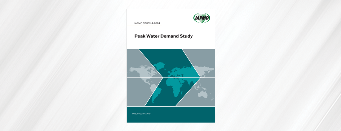 IAPMO Releases Peak Water Demand Study: Full Study, Advancing Efficient Plumbing Design
