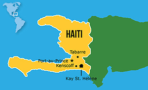 Map of Haiti